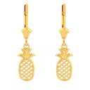 Gold Pineapple Earring Set(Available in Yellow/Rose/White Gold)
