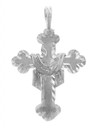 Sterling Silver Cross Pendant - The Drape Cross