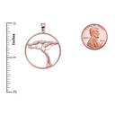 Rose Gold Japanese Bonsai Pendant