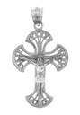 Sterling Silver Crucifix Pendant Necklace- The Heaven Crucifix