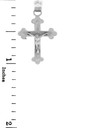 Sterling Silver Crucifix Pendant - The Blessed Trinity Crucifix