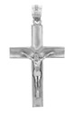 Sterling Silver Crucifix Pendant Necklace- The Redeemer Crucifix