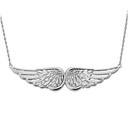 Sterling Silver Angel Wings Necklace