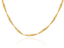 Gold Chains: Singapore Gold Chain 0.2mm