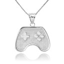 Gold Game Control Pendant Necklace (Available In Yellow/Rose/White Gold)