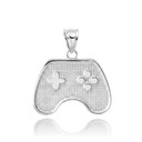 Gold Game Control Pendant Necklace (Available In Yellow/Rose/White Gold)