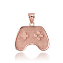 Gold Game Control Pendant Necklace (Available In Yellow/Rose/White Gold)