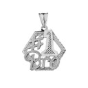 925 Sterling Silver #1 Best Brother Sibling Family Pendant