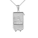 Pennsylvania State of Independence Pendant Necklace in Sterling Silver