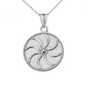 Armenian Eternity (0.94") Pendant Necklace in Sterling Silver