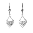 Designer Celtic Knot Statement Earrings(Available in Yellow/Rose/White Gold)