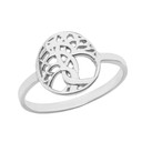 Sterling Silver Celtic Tree of Life Ring