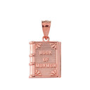 Book of Mormon Pendant Necklace in Yellow Gold