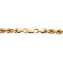 2.5mm 10K Hollow Gold Rope Chain Necklace (Available in Yellow Gold, White Gold)