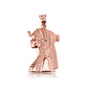 Gold Cleopatra Egyptian Queen Pendant Necklace(Available in Yellow/Rose/White)