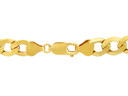 3.36mm Hollow Men's Gold Miami Cuban Link Chain Necklace clasp