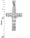 The Blessed White Gold Cross Pendant