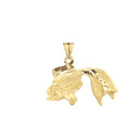 Tosakin Goldfish Pendant Necklace In Gold (Yellow/Rose/White)