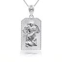 3D Solid Gold 10k/14k Saint Michael Archangel Pendant Necklace(Available in Yellow/Rose/White Gold)