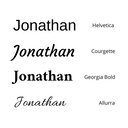 font names