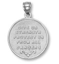 Saint Michael Silver Coin Pendant (back side)