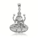 white-gold-lakshmi-hindu-sitting-on-lotus-throne-pendant-necklace