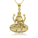 yellow-gold-lakshmi-hindu-sitting-on-lotus-throne-pendant-necklace