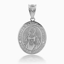 Silver Personalized Sacred Heart of Jesus Pendant Necklace Engraved with Any Name