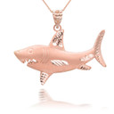 rose-gold-satin-finish-diamond-cut-shark-pendant-medium