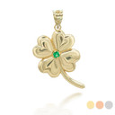 yellow-gold-clover-leaf-pendant-necklace