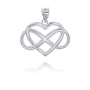 Silver Heart with Infinity Pendant