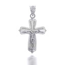 Silver Mini Crucifix Pendant 