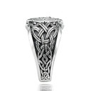 Sterling Silver Celtic Knot Eternity Ring