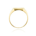 Yellow Gold Square Signet Ring