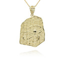 Gold Egyptian Eye of Horus Wadjet Hieroglyphics Pendant Necklace