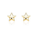 Yellow Gold Astral Star Stud Earrings