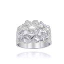 White Gold Classic Nugget Ring