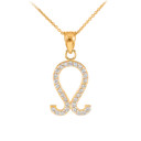 Gold Leo Pendant Necklace