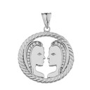 Silver Gemini Pendant