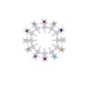 925 Sterling Silver Girl Heart Birthstone Necklace all birthstones