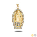 Gold Guadalupe Illuminated Pendant
