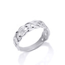 White Gold Trinity Knot Her Ring
