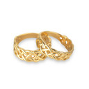 Gold Trinity Knot His and Hers Ring (Available in Yellow/Rose/White Gold)