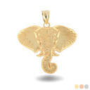 Gold Lucky Elephant Pendant