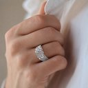 .925 Sterling Silver Men's Nugget Ring