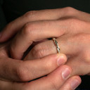 .925 Sterling Silver Stackable Twist Eternity Ring