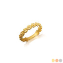 Gold Diasy Flower Band Ring