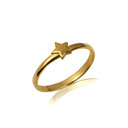 Gold Celestial Star Ring (Available in Yellow/Rose/White Gold)