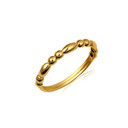Gold Bead 2.5mm Band Ring