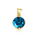 Gold Custom Birthstone Necklace